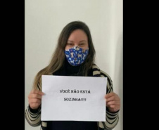 Iniciativa de profissionais da saúde de Ponta Grossa alerta sobre a violência contra a mulher
.Foto:SESA