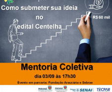 Inscrições para o Centelha terminam nesta sexta-feira. Imagem: Fundação Araucária