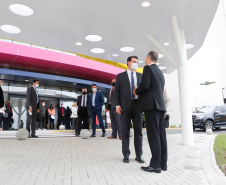 O governador Carlos Massa Ratinho Junior participou nesta terça-feira (01), em Curitiba, da inauguração do Erastinho, o primeiro hospital oncopediátrico do Sul do País. 