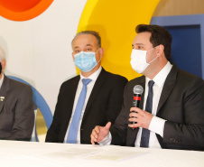 O governador Carlos Massa Ratinho Junior participou nesta terça-feira (01), em Curitiba, da inauguração do Erastinho, o primeiro hospital oncopediátrico do Sul do País. 