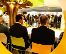 O governador Carlos Massa Ratinho Junior participou nesta terça-feira (01), em Curitiba, da inauguração do Erastinho, o primeiro hospital oncopediátrico do Sul do País. 