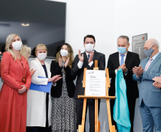O governador Carlos Massa Ratinho Junior participou nesta terça-feira (01), em Curitiba, da inauguração do Erastinho, o primeiro hospital oncopediátrico do Sul do País. 
