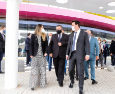 O governador Carlos Massa Ratinho Junior participou nesta terça-feira (01), em Curitiba, da inauguração do Erastinho, o primeiro hospital oncopediátrico do Sul do País. 