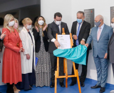 O governador Carlos Massa Ratinho Junior participou nesta terça-feira (01), em Curitiba, da inauguração do Erastinho, o primeiro hospital oncopediátrico do Sul do País. 