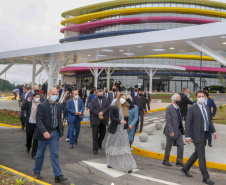 O governador Carlos Massa Ratinho Junior participou nesta terça-feira (01), em Curitiba, da inauguração do Erastinho, o primeiro hospital oncopediátrico do Sul do País. 