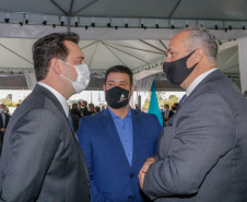 O governador Carlos Massa Ratinho Junior participou nesta terça-feira (01), em Curitiba, da inauguração do Erastinho, o primeiro hospital oncopediátrico do Sul do País. 