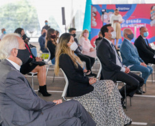 O governador Carlos Massa Ratinho Junior participou nesta terça-feira (01), em Curitiba, da inauguração do Erastinho, o primeiro hospital oncopediátrico do Sul do País. 