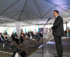 O governador Carlos Massa Ratinho Junior participou nesta terça-feira (01), em Curitiba, da inauguração do Erastinho, o primeiro hospital oncopediátrico do Sul do País. 