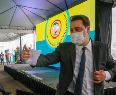 O governador Carlos Massa Ratinho Junior participou nesta terça-feira (01), em Curitiba, da inauguração do Erastinho, o primeiro hospital oncopediátrico do Sul do País. 