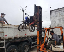 139 veículos são retirados do pátio da Delegacia de Campo Largo
. Foto:SESP