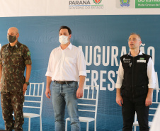 O Governador Carlos Massa Ratinho Junior participa nesta sexta-feira (11/09)  da inauguração da Base Náutica Interestadual Trarbach, localizada no Porto Felício de Querência do Norte (PR) Trata-se do primeiro espaço de atuação interestadual do Programa Nacional de Segurança nas Fronteiras e Divisas (VIGIA), do Ministério da Justiça e Segurança Pública