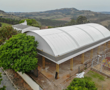 Escolas rurais de Ibaiti passam a contar com ginásios cobertos. Colégio Estadual do Campo Affonso Martinez Albaladejo.Foto Gilson Abreu/AEN