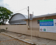 Escolas rurais de Ibaiti passam a contar com ginásios cobertos. Colegio Estadual Caetano Munhoz do Rocha em Ibaiti.Foto: Gilson Abreu/AEN