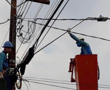 Nova iluminação levará mais segurança para o município de Alto Piquiri. Foto:SEDU