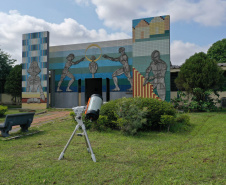 A Universidade Estadual de Maringá (UEM) anunciou a implantação do novo curso de Física Médica, no Câmpus de Goioerê, com oferta 40 vagas, com duração de quatro anos.  Na foto, Ronaldo Celso Viscovini, coordenador-adjunto do curso de Física . 15/10/2020 - Foto: Alessandro Vieira