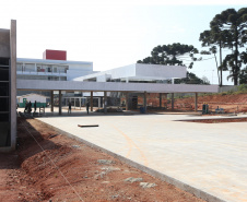 Construção da Escola de Bombeiros do Corpo de Bombeiros do Paraná,  na Academia Policial Militar do Guatupê em Sao Jose dos Pinhais. 03/09/2020 - Foto: Geraldo Bubniak/AEN