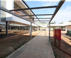 Construção da Escola de Bombeiros do Corpo de Bombeiros do Paraná,  na Academia Policial Militar do Guatupê em Sao Jose dos Pinhais. 03/09/2020 - Foto: Geraldo Bubniak/AEN