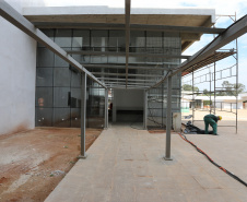 Construção da Escola de Bombeiros do Corpo de Bombeiros do Paraná,  na Academia Policial Militar do Guatupê em Sao Jose dos Pinhais. 03/09/2020 - Foto: Geraldo Bubniak/AEN