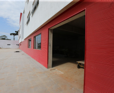 Construção da Escola de Bombeiros do Corpo de Bombeiros do Paraná,  na Academia Policial Militar do Guatupê em Sao Jose dos Pinhais. 03/09/2020 - Foto: Geraldo Bubniak/AEN