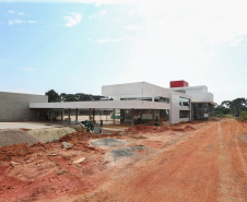 Construção da Escola de Bombeiros do Corpo de Bombeiros do Paraná,  na Academia Policial Militar do Guatupê em Sao Jose dos Pinhais. 03/09/2020 - Foto: Geraldo Bubniak/AEN