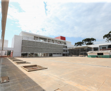 Construção da Escola de Bombeiros do Corpo de Bombeiros do Paraná,  na Academia Policial Militar do Guatupê em Sao Jose dos Pinhais. 03/09/2020 - Foto: Geraldo Bubniak/AEN