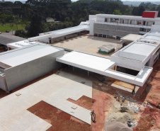 Construção da Escola de Bombeiros do Corpo de Bombeiros do Paraná,  na Academia Policial Militar do Guatupê em Sao Jose dos Pinhais. 03/09/2020 - Foto: Geraldo Bubniak/AEN