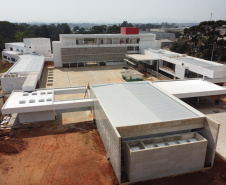 Construção da Escola de Bombeiros do Corpo de Bombeiros do Paraná,  na Academia Policial Militar do Guatupê em Sao Jose dos Pinhais. 03/09/2020 - Foto: Geraldo Bubniak/AEN