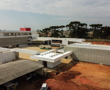 Construção da Escola de Bombeiros do Corpo de Bombeiros do Paraná,  na Academia Policial Militar do Guatupê em Sao Jose dos Pinhais. 03/09/2020 - Foto: Geraldo Bubniak/AEN