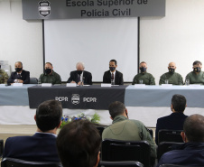 A Polícia Civil do Paraná comemora o aniversário de 30 anos do seu grupo de elite, o Tático Integrado de Grupos de Repressão Especial (Tigre). 

O aniversário foi comemorado em solenidade com a presença do vice-governador Darci Piana, do secretário da Segurança Pública do Paraná, Romulo Marinho Soares, e do delegado-geral da Polícia Civil, Silvio Jacob Rockembach. O evento foi na Escola Superior da Polícia Civil, em Curitiba. Foto:SESP