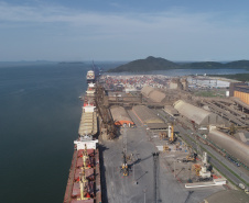 Investimentos públicos e privados ampliam capacidade do Porto de Paranaguá. Foto: Adrubas Leandro/Portos do Paraná