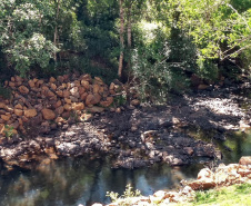 Estiagem prolongada pode levar a rodízio no abastecimento em Cascavel. Foto: Sanepar