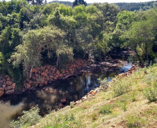 Estiagem prolongada pode levar a rodízio no abastecimento em Cascavel. Foto: Sanepar