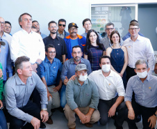 O governador Carlos Massa Ratinho Junior participou nesta sexta-feira (06), ao lado presidente da República Jair Bolsonaro, da inauguração da Pequena Central Hidrelétrica (PCH) Bedim, em Renascença, no Sudoeste do Paraná. 