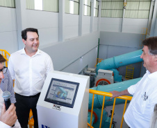 O governador Carlos Massa Ratinho Junior participou nesta sexta-feira (06), ao lado presidente da República Jair Bolsonaro, da inauguração da Pequena Central Hidrelétrica (PCH) Bedim, em Renascença, no Sudoeste do Paraná. 