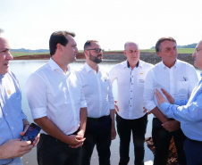 O governador Carlos Massa Ratinho Junior participou nesta sexta-feira (06), ao lado presidente da República Jair Bolsonaro, da inauguração da Pequena Central Hidrelétrica (PCH) Bedim, em Renascença, no Sudoeste do Paraná. 