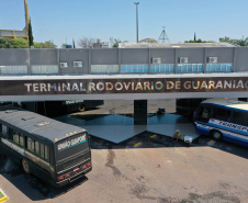 O terminal rodoviário de Guaraniaçu, no Centro-Sul do Estado, é uma extensão da vida de Otacílio de Oliveira