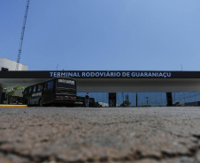 Guaraniaçu - 23-10-2020 -  Reforma da rodoviári da cidade de Guaraniaçu- Foto : Jonathan Campos / AEN