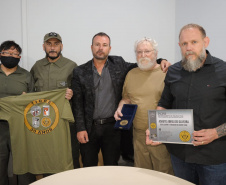 Adauto Abreu de Oliveira, idealizador e fundador do Tático Integrado de Grupos de Repressão Especial (Tigre), fundou a unidade de elite há 30 anos.
Foto: PCPR