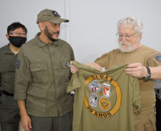 Adauto Abreu de Oliveira, idealizador e fundador do Tático Integrado de Grupos de Repressão Especial (Tigre), fundou a unidade de elite há 30 anos.
Foto: PCPR