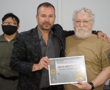 Adauto Abreu de Oliveira, idealizador e fundador do Tático Integrado de Grupos de Repressão Especial (Tigre), fundou a unidade de elite há 30 anos.
Foto: PCPR