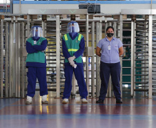 Palotina - 10-10-2020 - Cooperativa C Vale - Industria de Aves e Tilapia  - Foto : Jonathan Campos / AEN