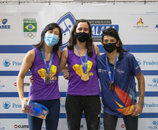Paranaense se destaca no Campeonato Brasileiro de Escalada. Foto: Paraná Esporte