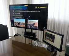 O Departamento de Estradas de Rodagem do Paraná (DER/PR) realiza uma série de apresentações pela internet, ao vivo, sobre suas obras, programas de conservação, serviços e planejamento para os próximos anos. A iniciativa “Conversas com o DER” pode ser acompanhada pelo Youtube no canal do DER/PR. As apresentações duram cerca de uma hora e ficam disponíveis no Youtube e no portal do DER/PR: www.der.pr.gov.br. Foto: DER