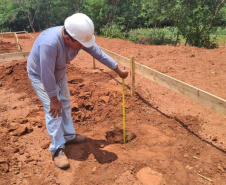 Avançam as obras de moradias populares em Itaguajé e Flórida. Foto: Cohapar