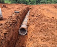 Avançam as obras de moradias populares em Itaguajé e Flórida. Foto: Cohapar