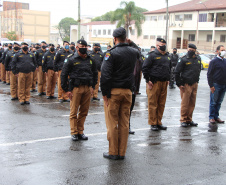 A Polícia Militar comemorou nesta quinta-feira (19), em todo Estado, o Dia da Bandeira. Nas unidades da Capital e do Interior foi feita a cerimônia alusiva com a incineração da Bandeira Nacional, sendo substituída por outra nova. Foto: SESP