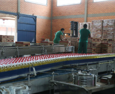 FEITO NO PARANA -  Coamo  cooperativa agro-industrial , a maior cooperativa da América Latina, com sede em Campo Mourão. Tem na linha alimentícia as marcas Primê, Sollus, Dualis e Anniela produz óleo de soja refinado, café torrado e moído, margarinas, farinha de trigo e gordura vegetal hidrogenada. 09/10/2020 -  Foto: Geraldo Bubniak/AEN