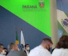 Curitiba  -23-11-2020 -  Governador do Paraná Carlos Massa Ratinho Junior durante reunião com Deputados Estaduais  - Foto: Jonathan Campos/ AEN