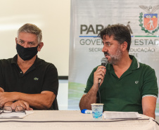A Superintendência estadual do Esporte e a Federação do Desporto Escolar do Paraná assinaram nesta quarta-feira (25) um termo de cooperação que irá potencializar o esporte escolar do Estado.
Foto: Superintendência do Esporte