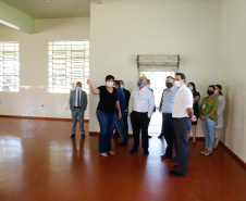 O governador Carlos Massa Ratinho Junior e o secretário de Estado da Saúde, Beto Preto, visitaram nesta quarta-feira (25) o Hospital de Dermatologia Sanitária do Paraná (HDSPR), em Piraquara. 